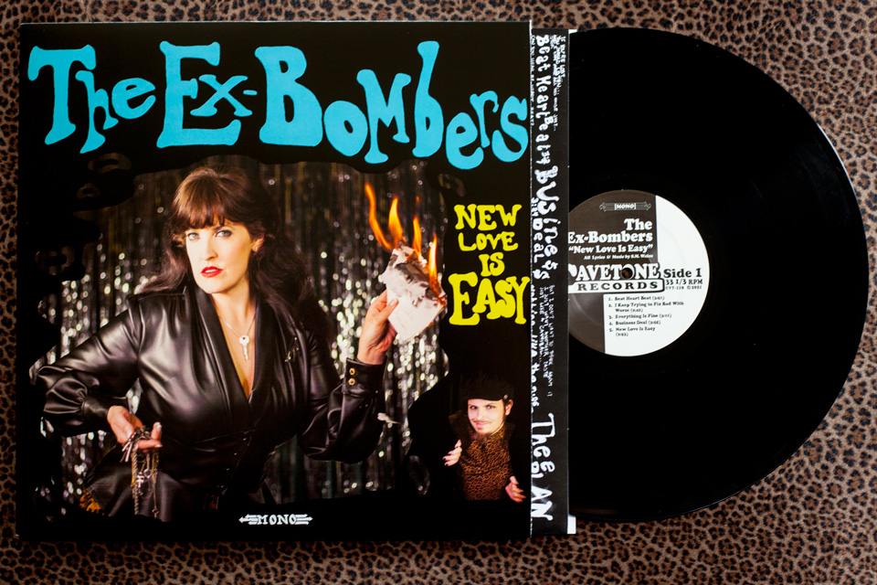 Front cover photo of The Ex-Bombers "New Love Is Easy" LP. 